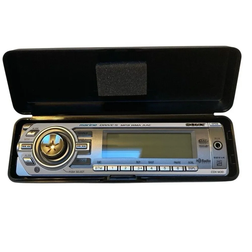 Sony CDX-M30 Marine Radio FM/AM Compact Disc Player AAC MP3 Open Box‎